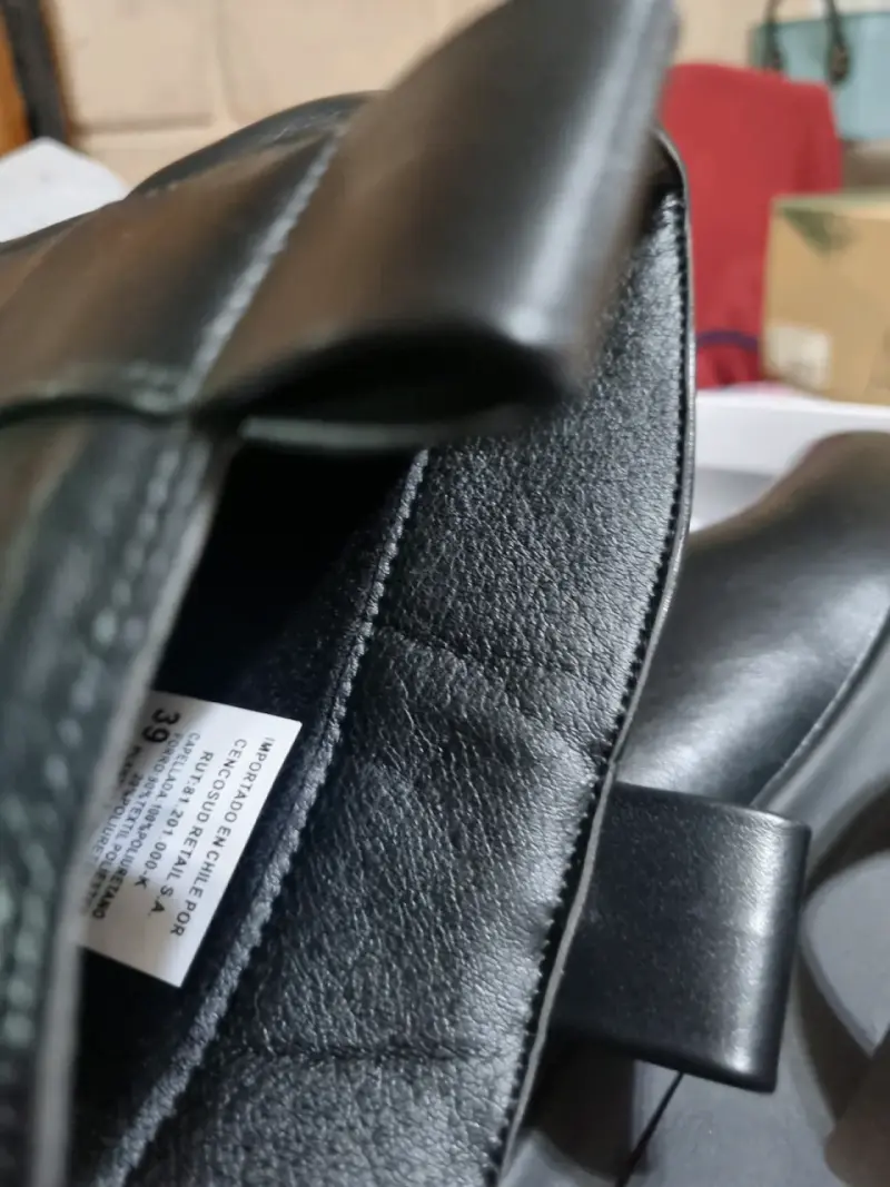 Botas negras de cuero para mujer - 5