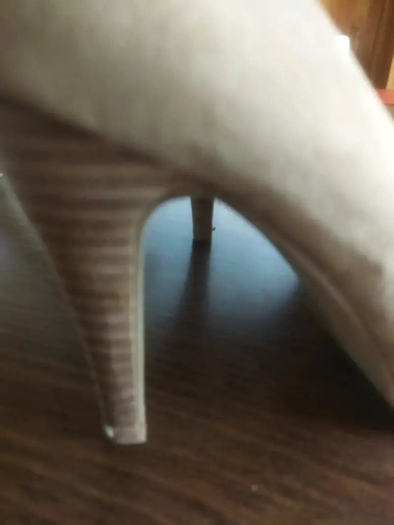 Zapatos de tacón beige talla 36 - 2