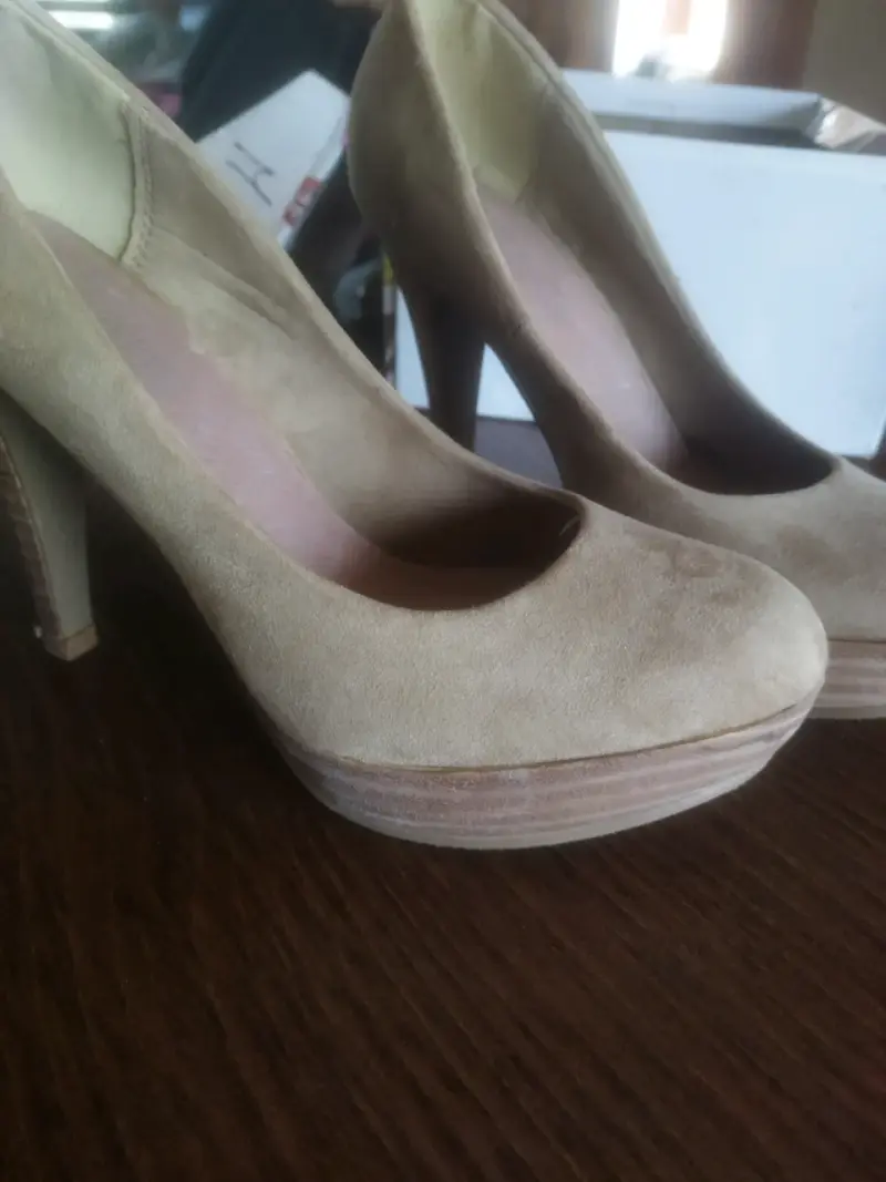 Zapatos de tacón beige talla 36 - 3