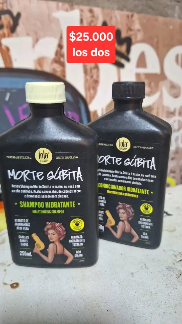 Set de Shampoo y Acondicionador Lola Morte Súbita
