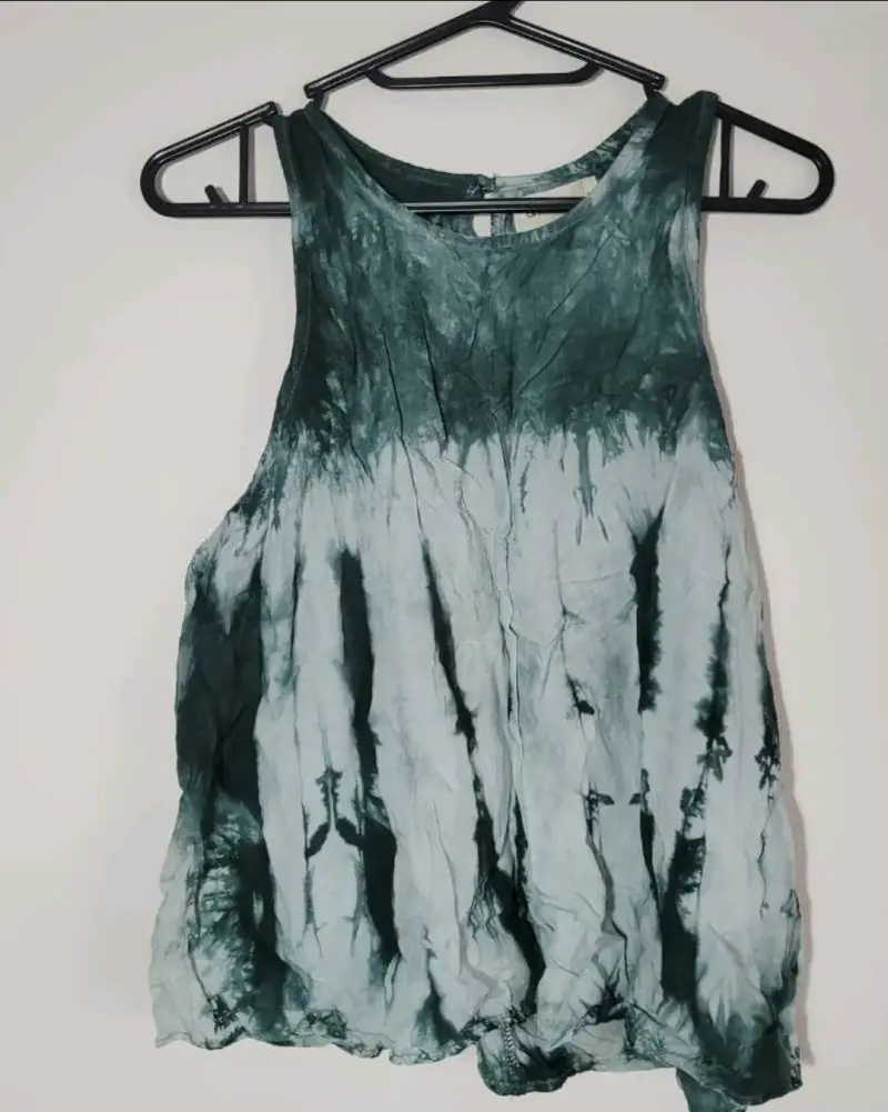 Ploera sin mangas tie-dye verde Umbrale - 1