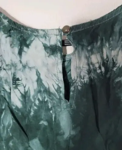 Ploera sin mangas tie-dye verde Umbrale - miniatura 3