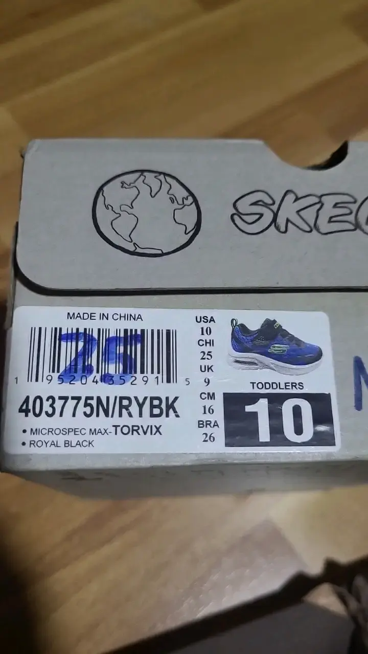 Zapatillas deportivas azules para niños Skechers - 5
