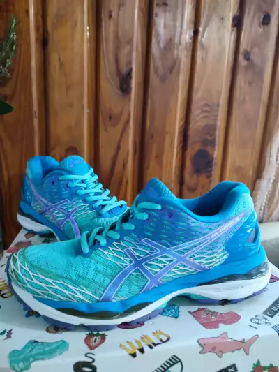 Zapatillas running Asics Gel Nimbus 17 turquesa - miniatura 1