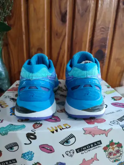 Zapatillas running Asics Gel Nimbus 17 turquesa - miniatura 4