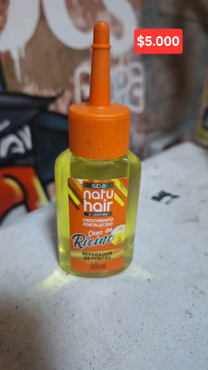 Aceite de Ricino Natu Hair 30ml para Crecimiento