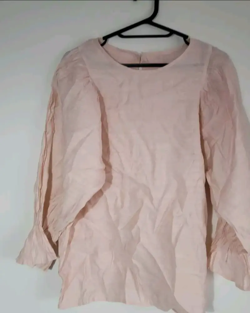 Blusa rosa manga larga Shein - 1
