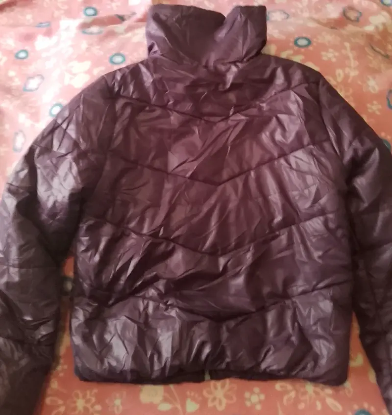 Parka morada para niña talla 7-8 - 2