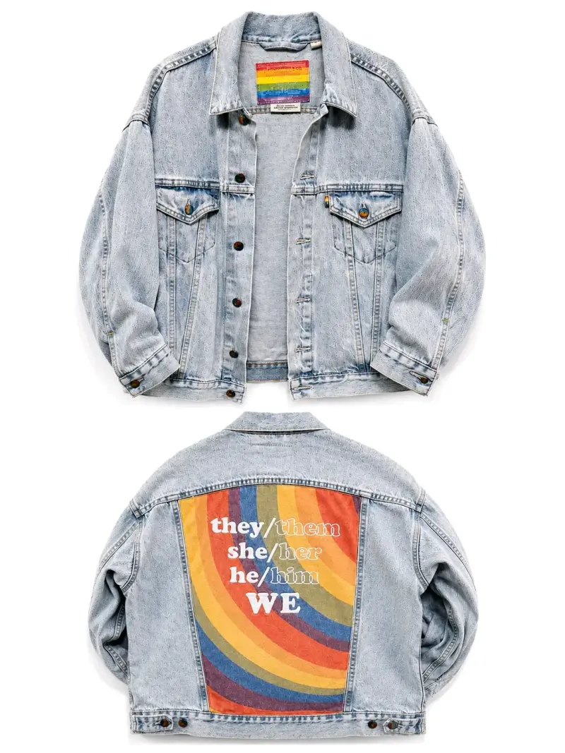 Chaqueta de mezclilla Levi's con diseño inclusivo - 1