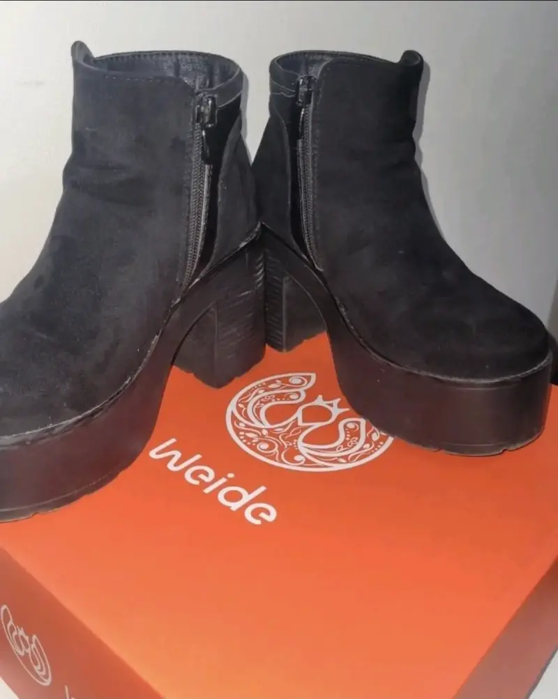 Botines negros de plataforma Weide 35 - 1