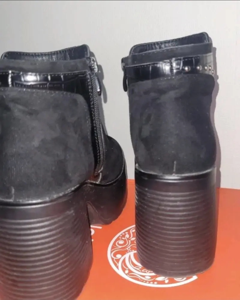 Botines negros de plataforma Weide 35 - 4