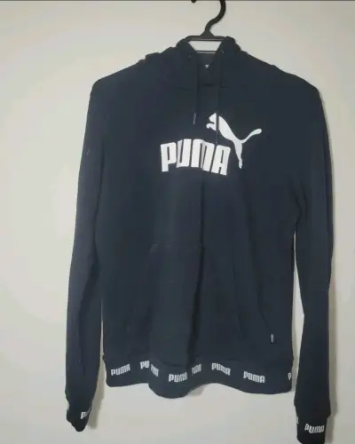 Polerón con capucha Puma negro para hombre - miniatura 1