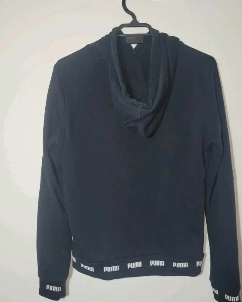 Polerón con capucha Puma negro para hombre - 2