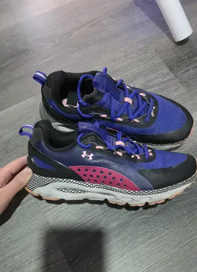 Zapatillas deportivas Under Armour mujer azul y rosa - miniatura 1