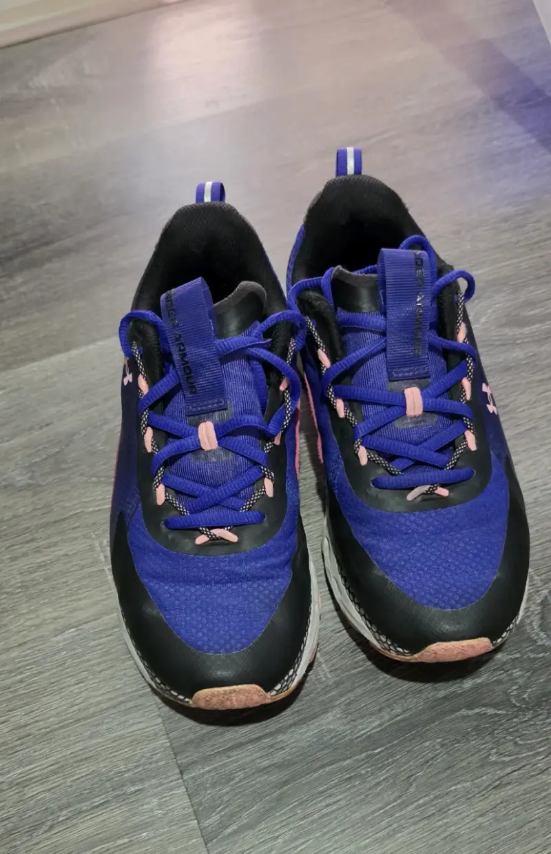 Zapatillas deportivas Under Armour mujer azul y rosa - 2