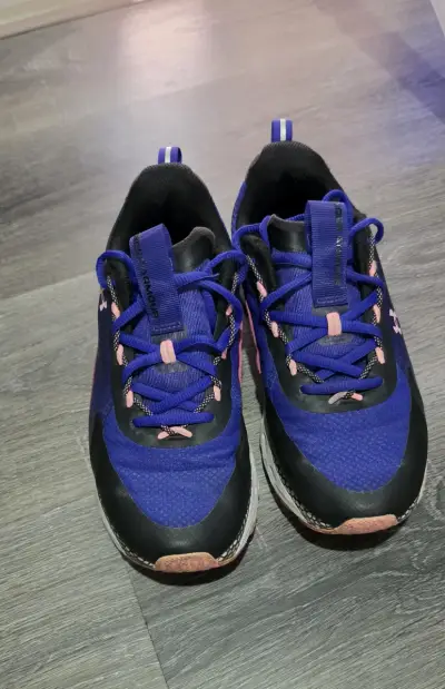 Zapatillas deportivas Under Armour mujer azul y rosa - miniatura 2