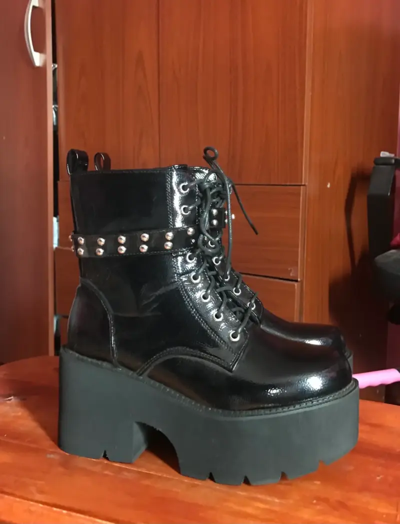 Botines Plataforma Romwe - 1
