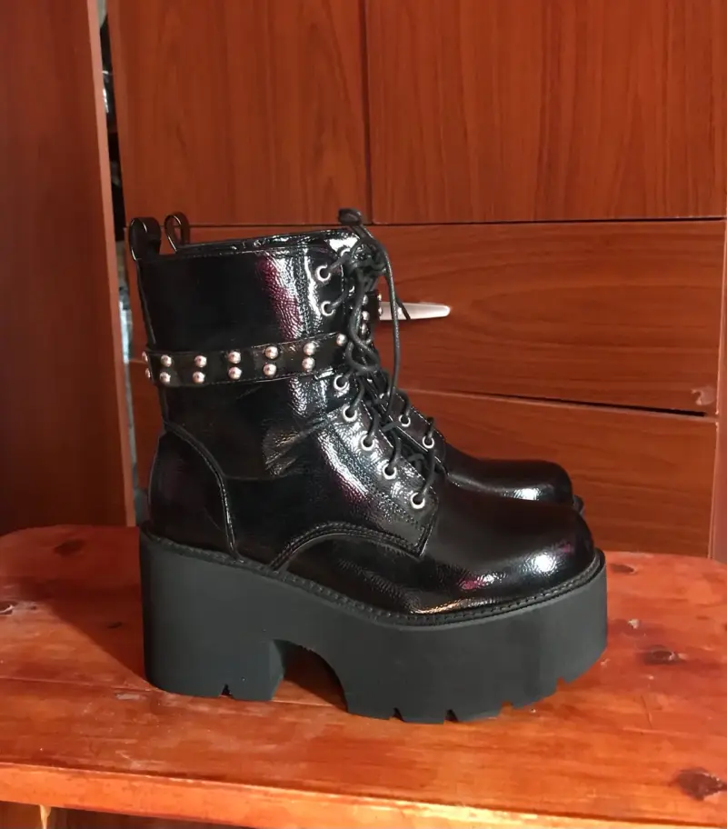 Botines Plataforma Romwe - 5