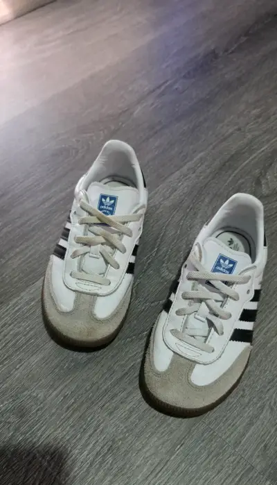 Zapatillas Adidas Samba Blancas Talla 27 - miniatura 1