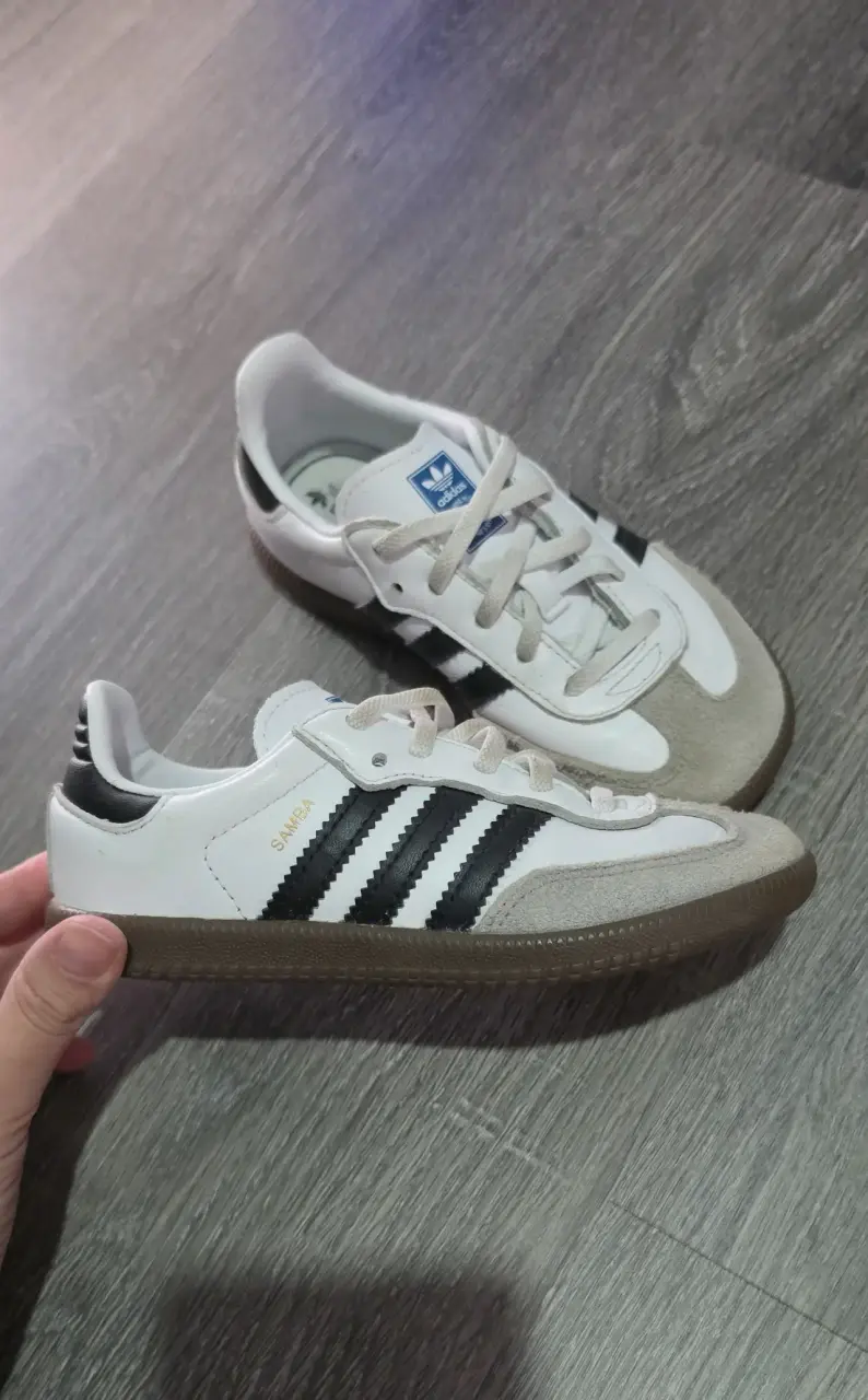 Zapatillas Adidas Samba Blancas Talla 27 - 2