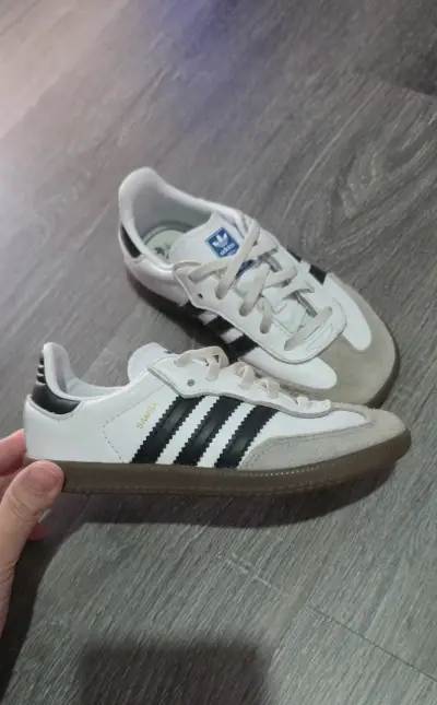 Zapatillas Adidas Samba Blancas Talla 27 - miniatura 2