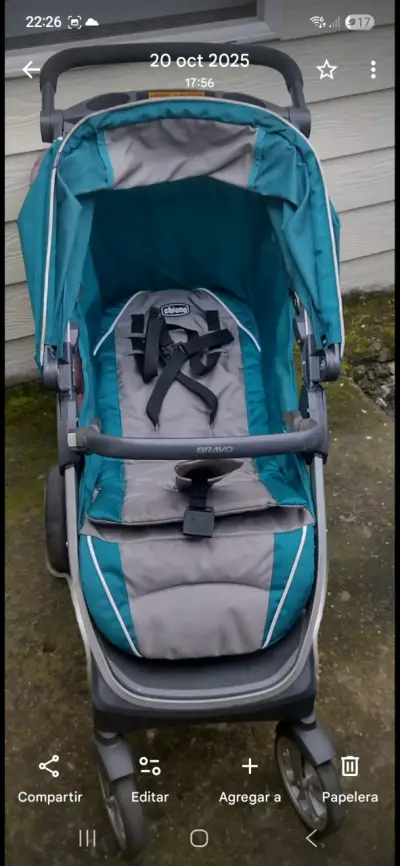 Coche de bebé Chicco Bravo plegable - miniatura 1