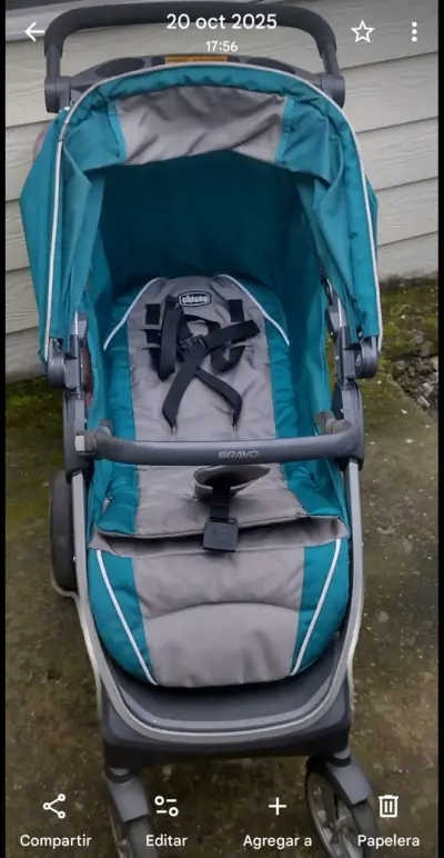 Coche de bebé Chicco Bravo plegable - miniatura 2