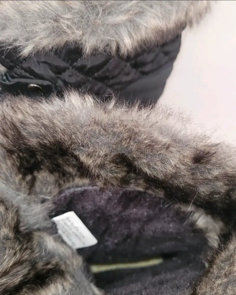 Botas de invierno negras con forro de piel 35 - 5