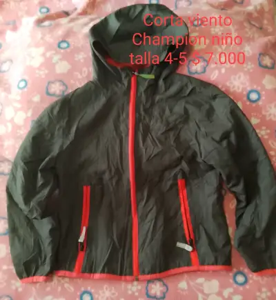 Cortaviento Champion para niño talla 4-5 - miniatura 1