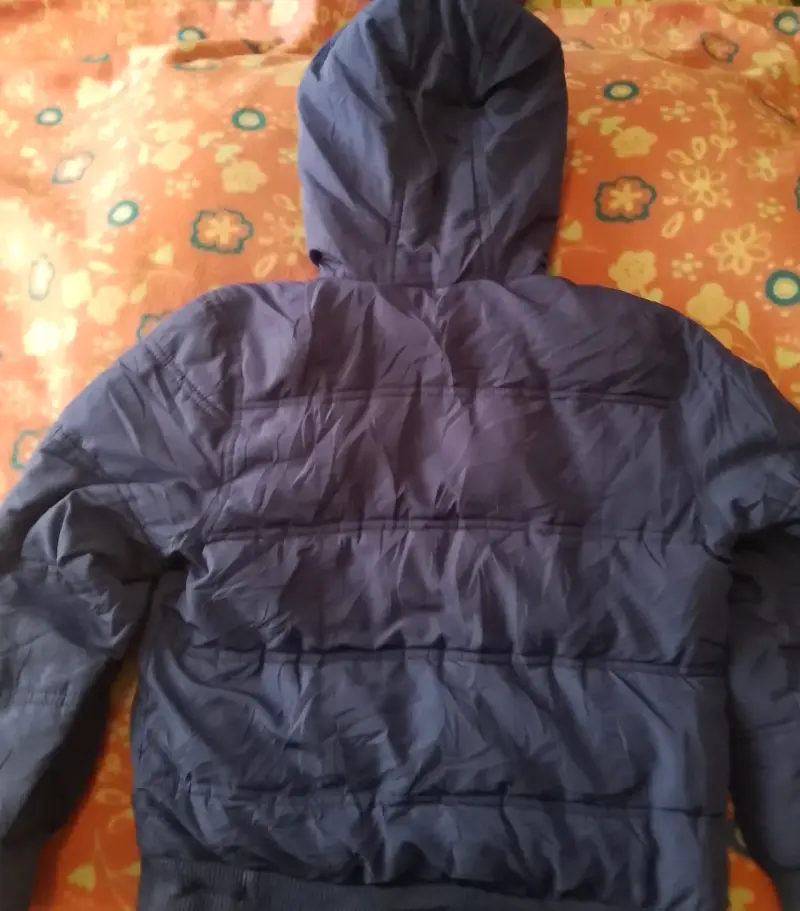 Parka azul para niña talla 7-8 - 2