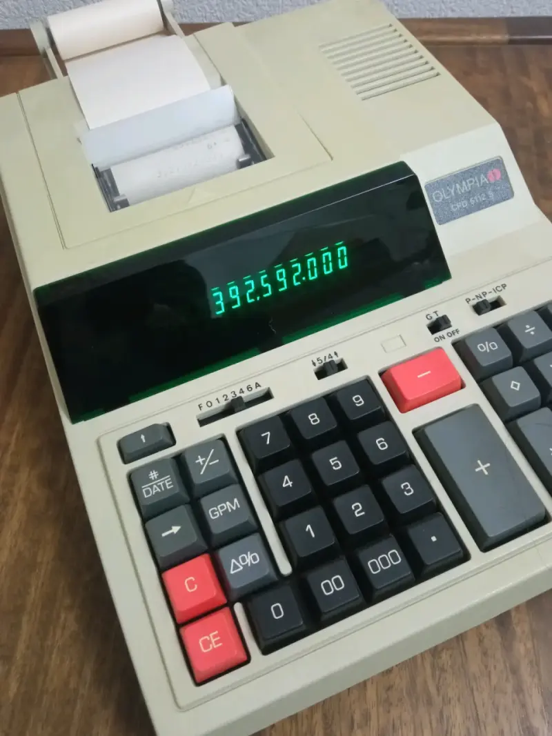 Calculadora de impresión Olympia CPD 5112 S - 2