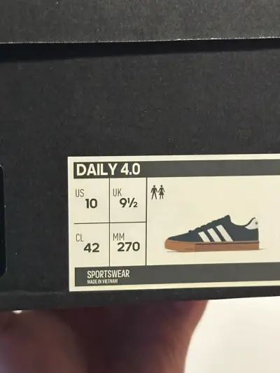 Zapatillas Adidas Daily 4.0 negras 42 - miniatura 2