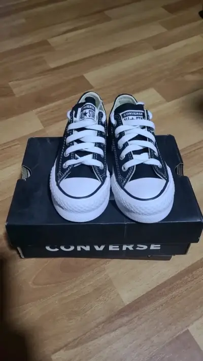 Zapatillas Converse All Star negras para niños - miniatura 1