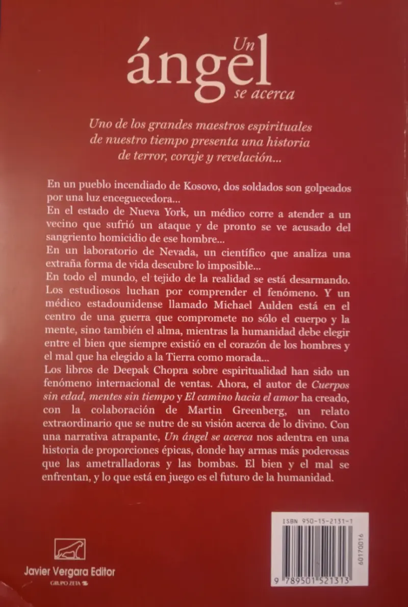 Libro 'Un Ángel Se Acerca' de Deepak Chopra - 2