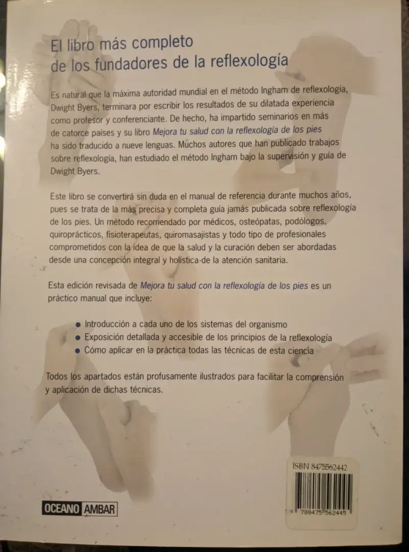 Libro 'Reflexología de los Pies' de Dwight C. Byers - 2