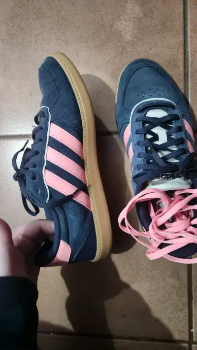Zapatillas Adidas azul y rosa - miniatura 6