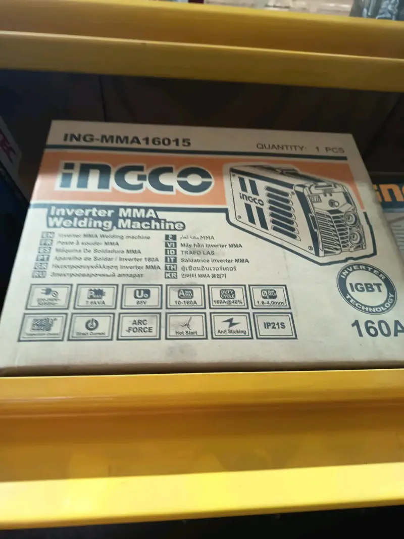 Máquina de Soldar Inverter MMA Ingco 160A