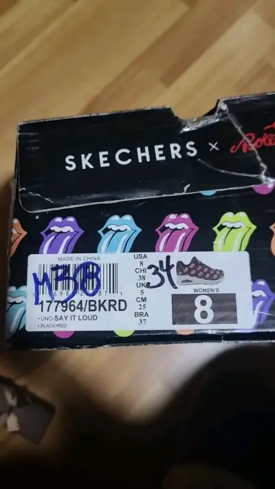 Zapatillas Skechers x Rolling Stones negras - miniatura 6