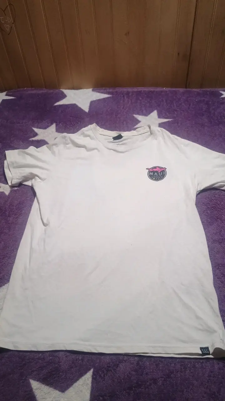 Polera blanca Maui and Sons para hombre