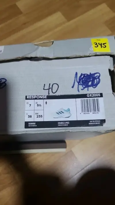 Zapatillas deportivas blancas Adidas para mujer - miniatura 6