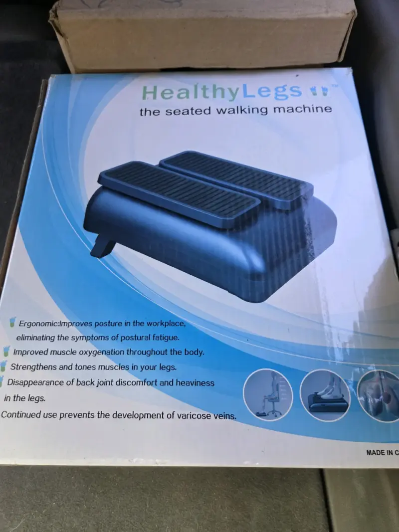 Máquina para caminar sentado Healthy Legs azul - 2
