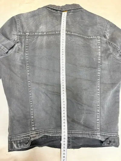 Chaqueta mezclilla gris Foster talla S - miniatura 2