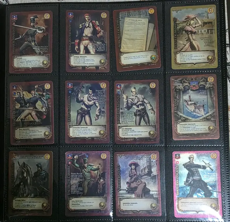 Cartas MyL - Heroes de Chile - Epoca Salo - 1