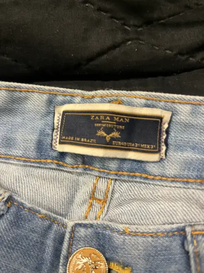 Jeans desgastados Zara Man para hombre - miniatura 3