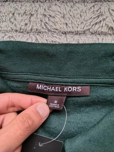 Polerón verde Michael Kors con cierre - miniatura 2