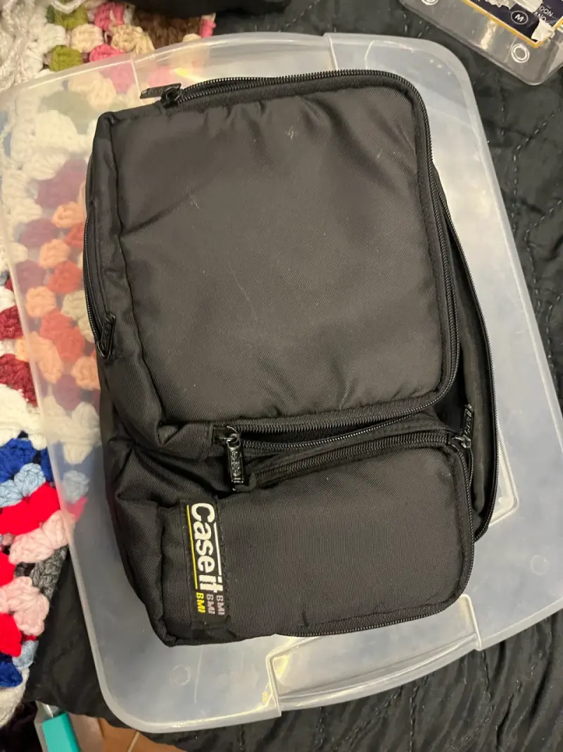 Bolso negro para cámara Caseit - 1