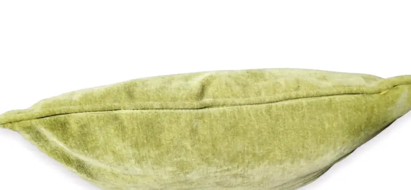 Cojín decorativo verde suave - 1