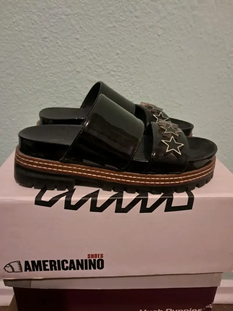 Sandalias negras con estrellas Americanino - 4
