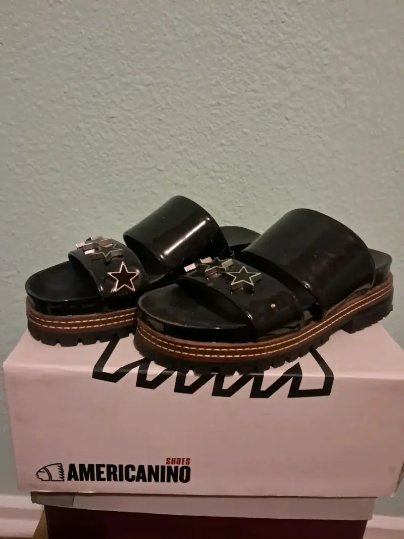 Sandalias negras con estrellas Americanino - 5