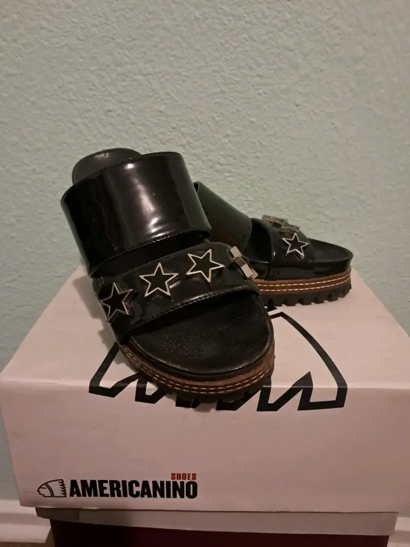 Sandalias negras con estrellas Americanino - 6
